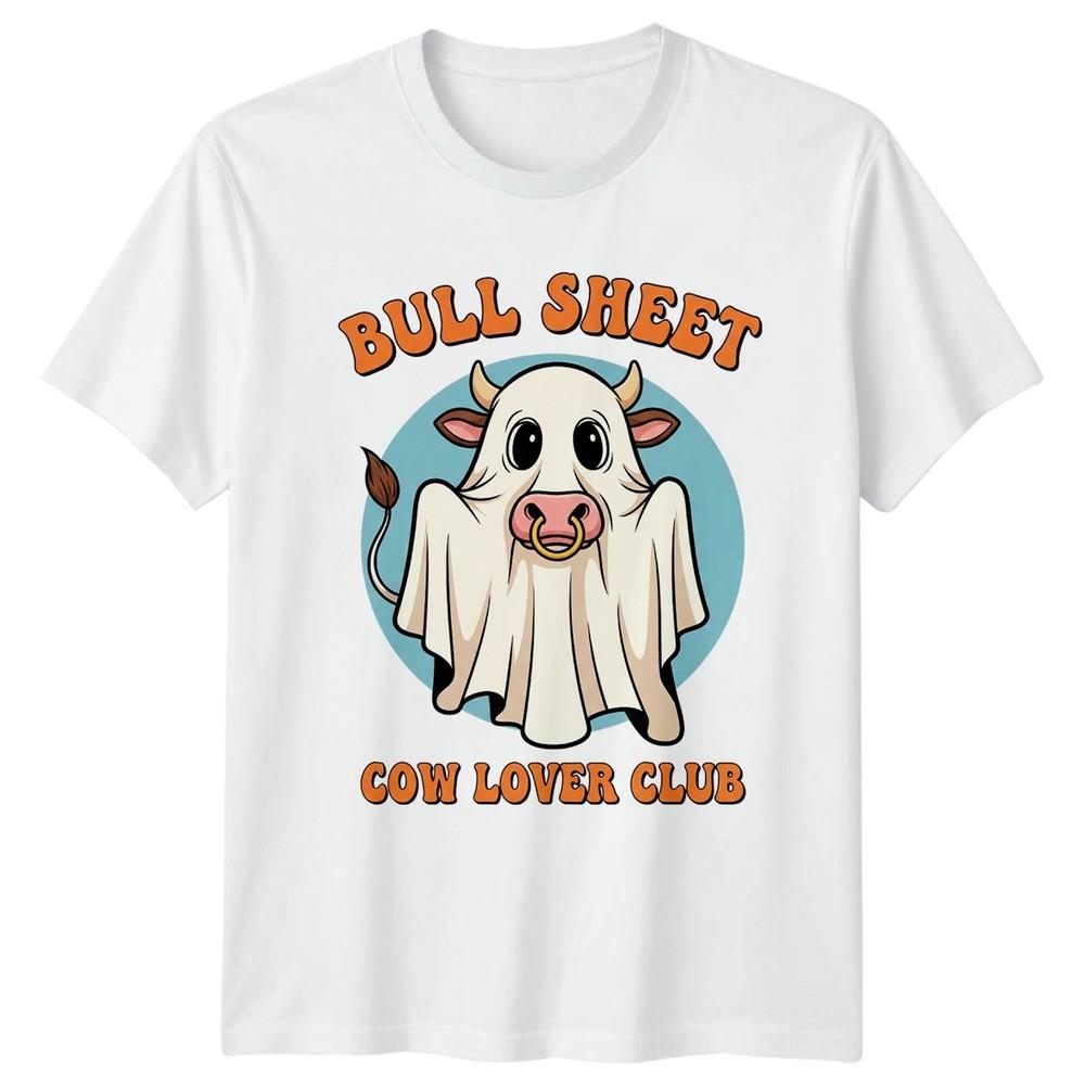 Bull Sheet Cow Lover Club TShirt Cow Lover Halloween Gift For Him And Her