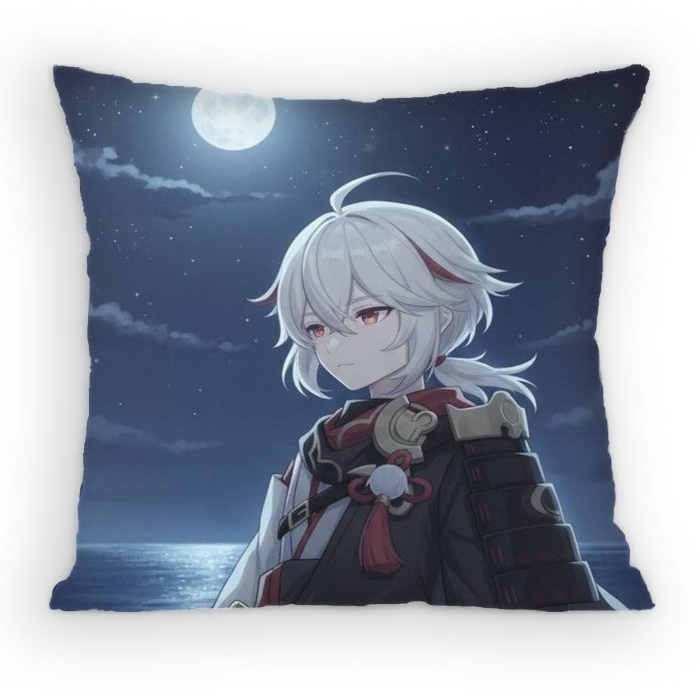 Kaedehara Kazuha Pillow Case Antidustmite Pillowcase Invisible zipper silky Sofa cushion cover for bedroom