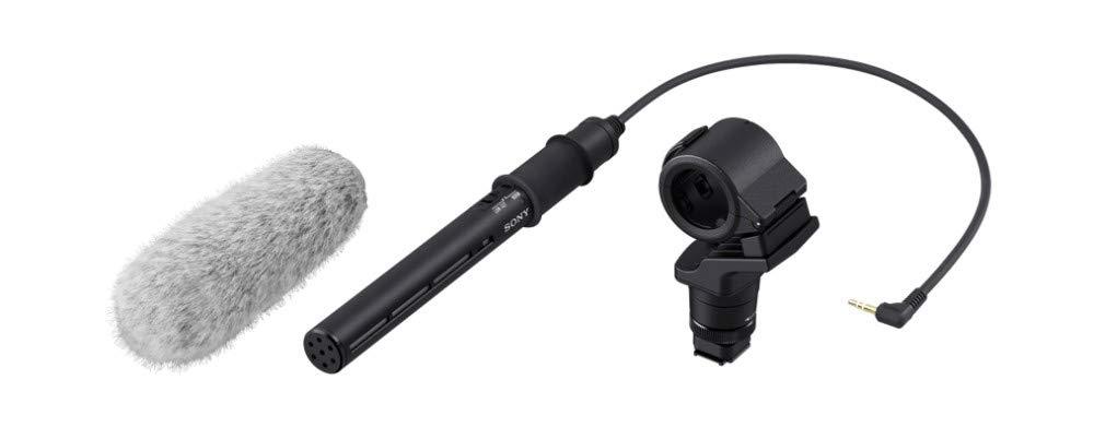 Sony Камера Микрофон Пистолет Стрельба Микрофон Острая Направленность Ветрозащитный экран В комплекте ECM-CG60