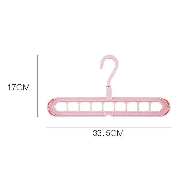 1шт 9 отверстий бытовая вешалка для хранения складная вешалка с вращением на 360 градусов волшебная вешалка
