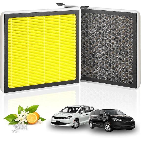 Cabin Air Filter CF11671 Fits RAM 1500/2500/3500 (2016-2025), 4500/5500 (2016-), Jeep Wagoneer (-2025), Mazda CX-7 (2007-2012), Honeycomb Structure,