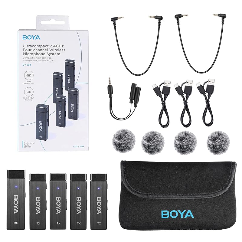 BOYA BY-W4 мини портативный всенаправленный микрофон для сбора звука беспроводной штыревой микрофон беспроводной петличный микрофон микрофон мгновенный