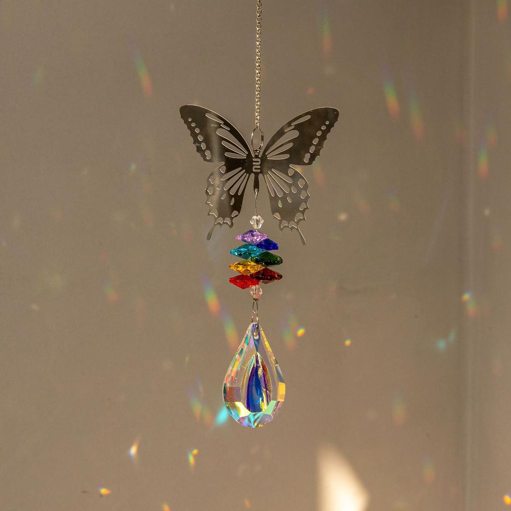 Crystal Suncatchers with Prisms Hanging Window Sun Catcher Decor Indoor Rainbow Maker Ornament Prism Suncatchers Gift
