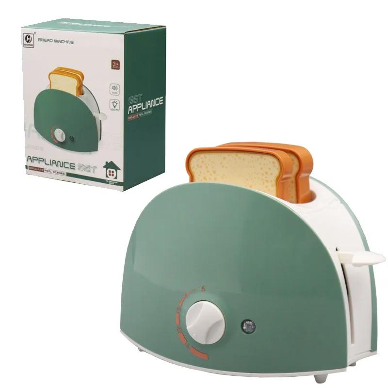 Игрушечная кухонная техника для сюжетно-ролевых игр со звуком и светом, кофеварка, миксер, тостер, блендер, детский кухонный игровой набор, подарки