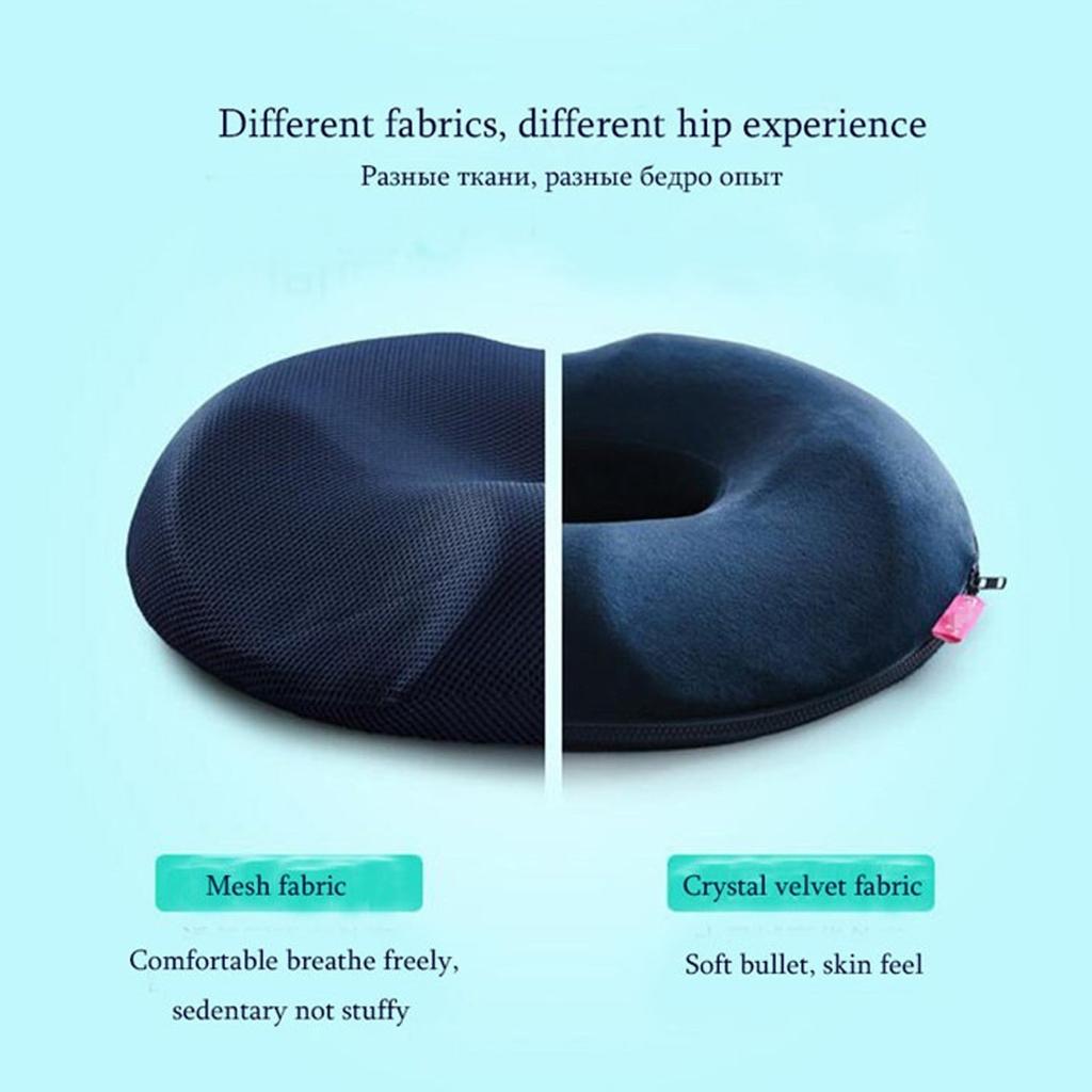 Upgrade Fifth-generation Rebound Memory Foam Seat Cushion For Any Seat, Premium Orthopedic Coccyx Cushion - Helps Relieve Lower Back