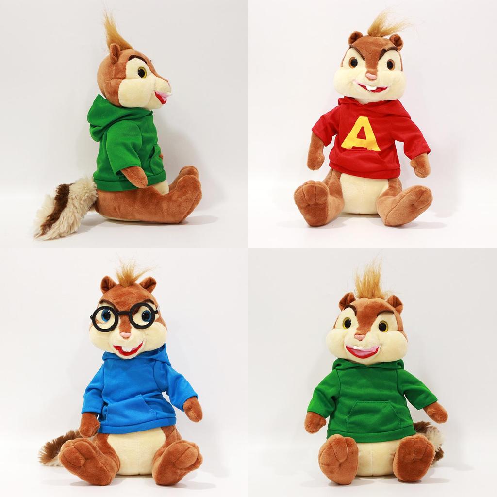 Lovable Alvin And The Chipmunks Theodore Simon Stuffed Animal Doll