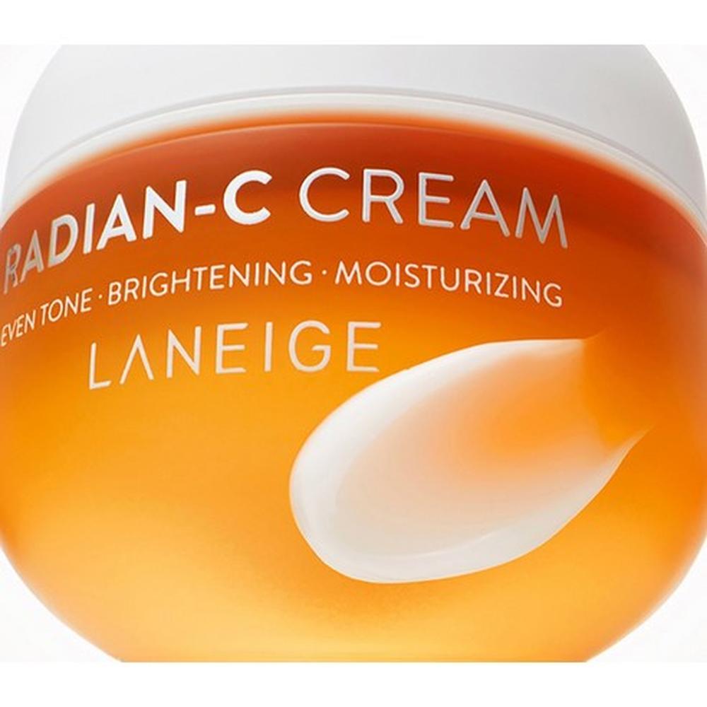 LANEIGE Крем Radian-C 30 мл – Осветляющий крем с витамином С, Уход для выравнивания тона, Придание сияния, Корейский