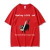 I Lost My Love Cat Funny Black Cat Meme Tshirts Unisex Women Casual Cotton Vintage Short Sleeve Tshirt Oversized T Shirts Unisex