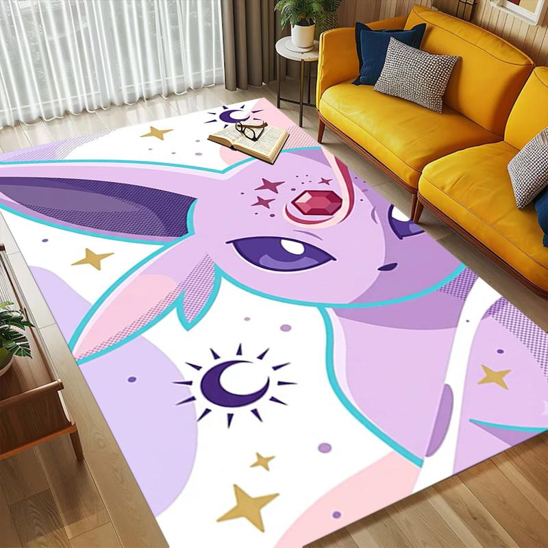 Eevee Magic Living Room Nonslip Area Rug Soft Carpet For Bedroom Game Playroom Sofa Office Home Decor Doormat Christmas Gift C922180