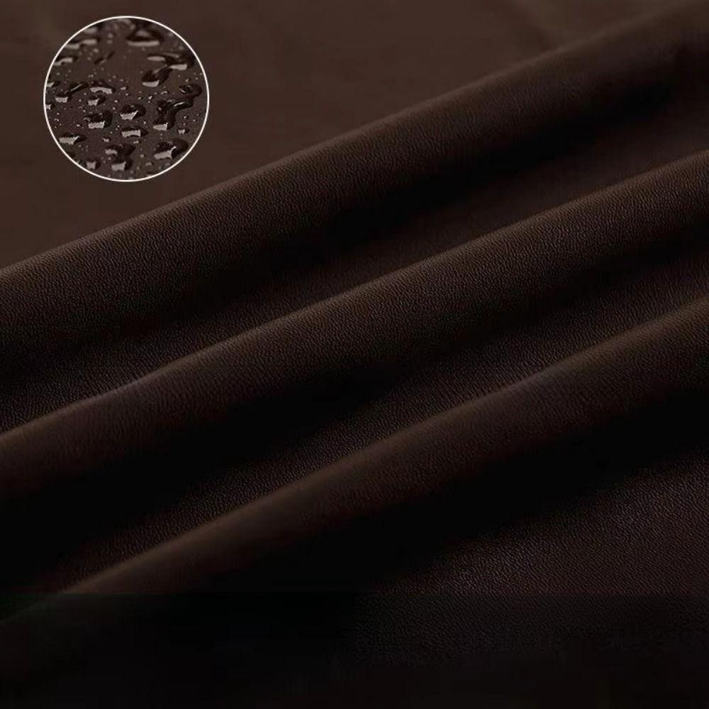 Stretchable Stretch PU Cover Non-slip Faux Leather Cover Non-Slip Armrest Towel Living Room Use