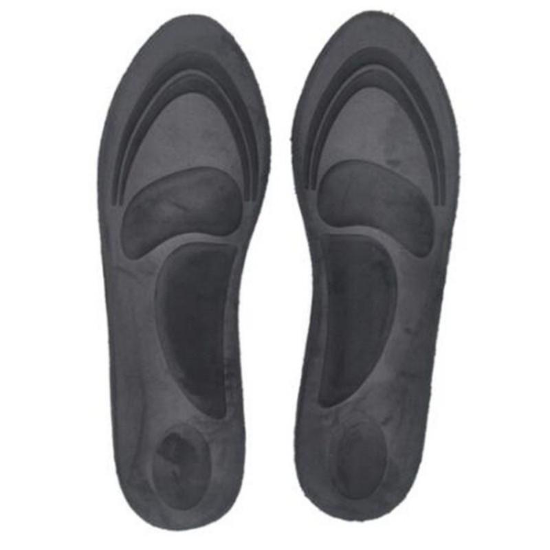 4D замшевые ортопедические стельки унисекс из пены с эффектом памяти