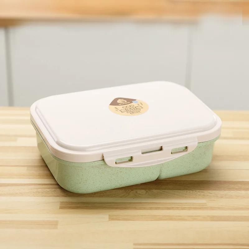 Ланч-бокс Bento, контейнер для пикника, фруктов, ящик для хранения с вилкой, ложкой для детей и взрослых