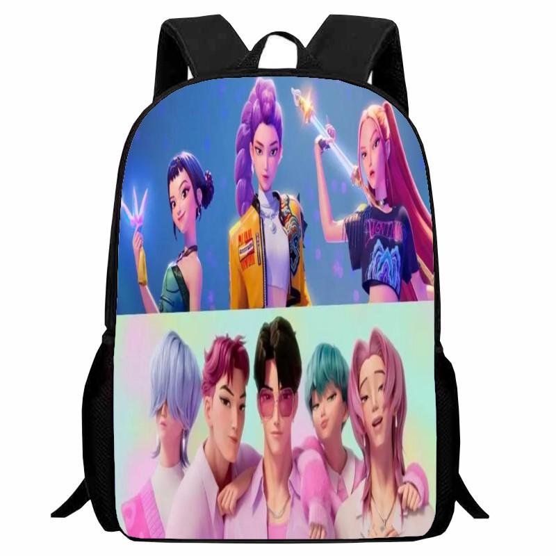 Новый рюкзак для студентов K-POP с принтом «Охотник на ведьм», мультяшный рюкзак Huntrix Kpop для начальной школы