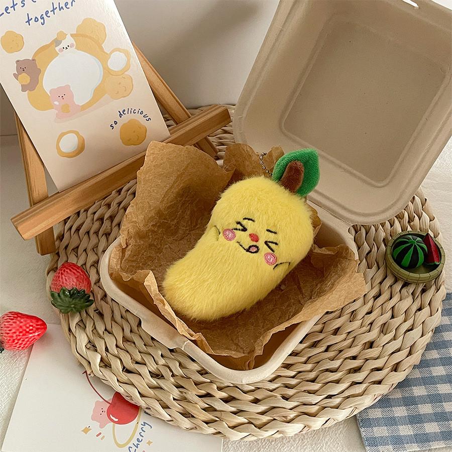 Fruit Plush Keychain With Pp Cotton Filling Perfect For Kids And Collectors