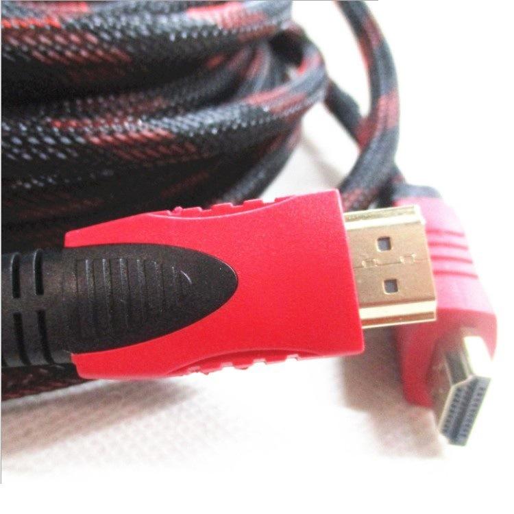 Красный и черный сетевой HDMI 1080P телевизионный приставка монитор подключение кабель высокой четкости HDMI кабель версия 1.4 источник