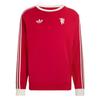 adidas Унисекс Originals Манчестер Юнайтед Свитшот с круглым вырезом Красный JM5563