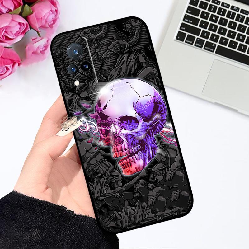 Чехол для Vivo V21 4G 5G V21s V2066 V2050 Мультяшное Животное Мягкий Силиконовый TPU Чехол для Телефона Для V21e V2061 V2055 Ударопрочный Бампер