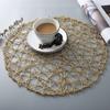 38cm Rural Woven Dining Mat Kitchen Dinnerware Cup Pads Placemat Coaster