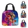 Mario Brothers Lunch Bag For Elementary School Students, Insulated And Waterproof, American Style