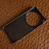 For Magsafe Ostrich Genuine Leather Case For Vivo X300 Ultra X200 Pro Mini X300S X100S Pro X80 Lite X90 Back Cover Cases Coque