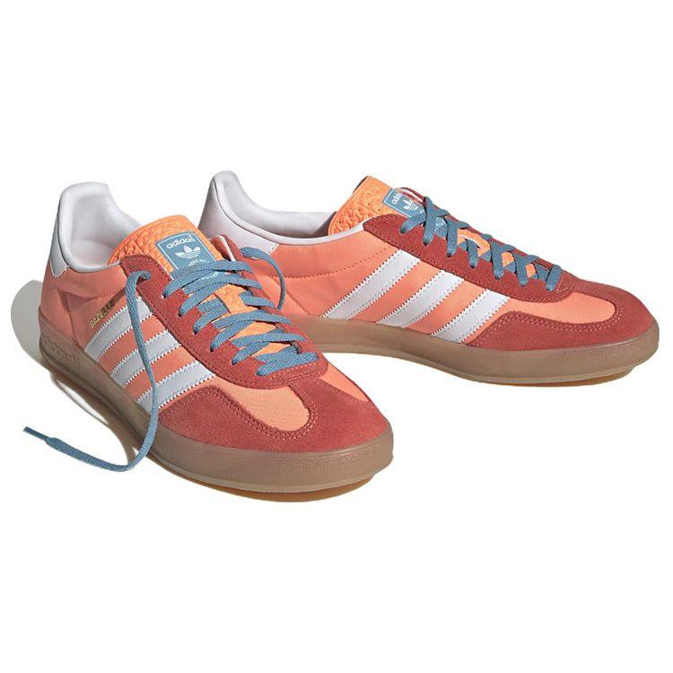 adidas Кроссовки унисекс Gazelle Indoor Beam Orange Gum Cloud-White HQ9016