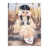 Full Round Diamond 5D Diy Diamond Painting Little Girl Embroidery