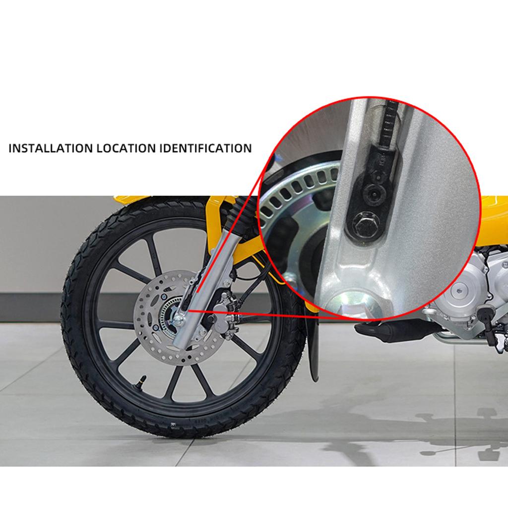 Крышка суппорта дискового тормоза переднего колеса мотоцикла для Cub 110 CC110, защитная плата дискового суппорта
