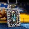 Vintage Men's Bohemian Necklaces Jewelry Pendant for Men Turquoises Pendant Necklaces  Women