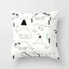 Office Dinosaur Sofa Pillowcase Cushion Cover Pillowcase Cushion Cover Sofa Bed Home Decoration Living Room Car
