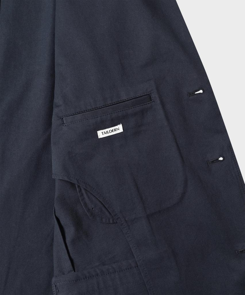 TAILDERN Bond Regular Cotton Tailored Jacket Navy