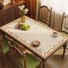 Легкий Роскошный Обеденный Стол Мат, Скатерть, Водонепроницаемый, Маслостойкий, Не оставляющий следов, Премиальный Мат для Кофейного Столика, Защищающий от Ожогов и Теплоизолирующий Настольный Коврик