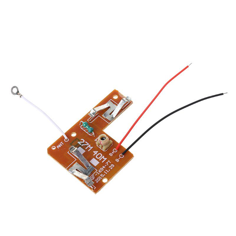 4CH RC Remote Control 27MHz Circuit PCB Transmitter and Receiver Board with Antenna Radio System for Car Truck Toy