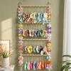 Macrame Hair Accessory Storage Rack Boho Style Headband Organizer  Wall Door Closet