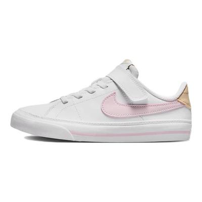 Детские кроссовки Court Legacy PS Бело-розовые из пены Sesame Honeydew DA5381-115