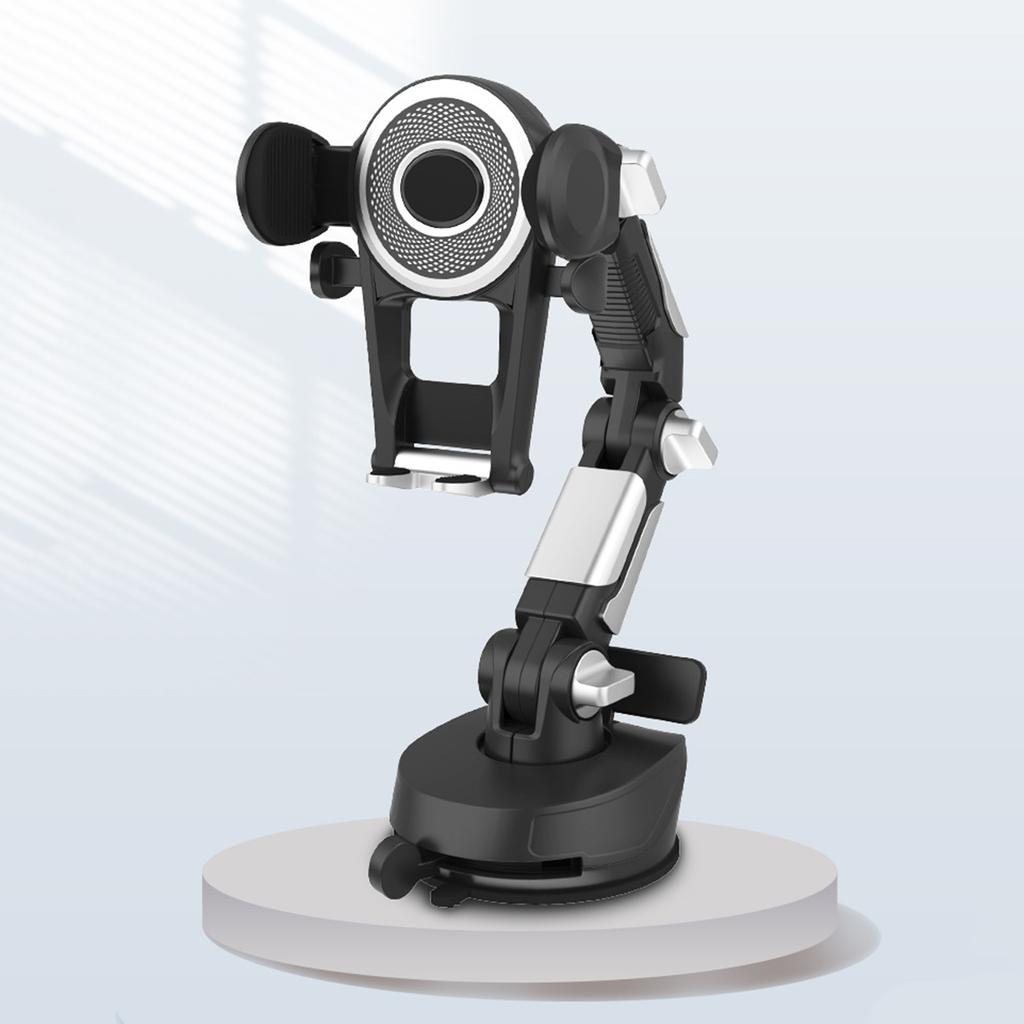 Robbot-shaped Upgraded Phone Mount for Car Universal Hands-Free Car Phone Holder Mount for Dashboard Windshield Durable