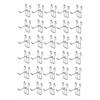 Net Hooks, Wire Net Mesh Panel Hanger Hooks for Storage, Display, 30-Piece Set (50mm)