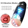 Automatic Moaning Sucking Vibrators Male Vagina Blowjob Sex Machine Pocket Pussy Adult Sex Toys for Masturbation Cup Man 18+