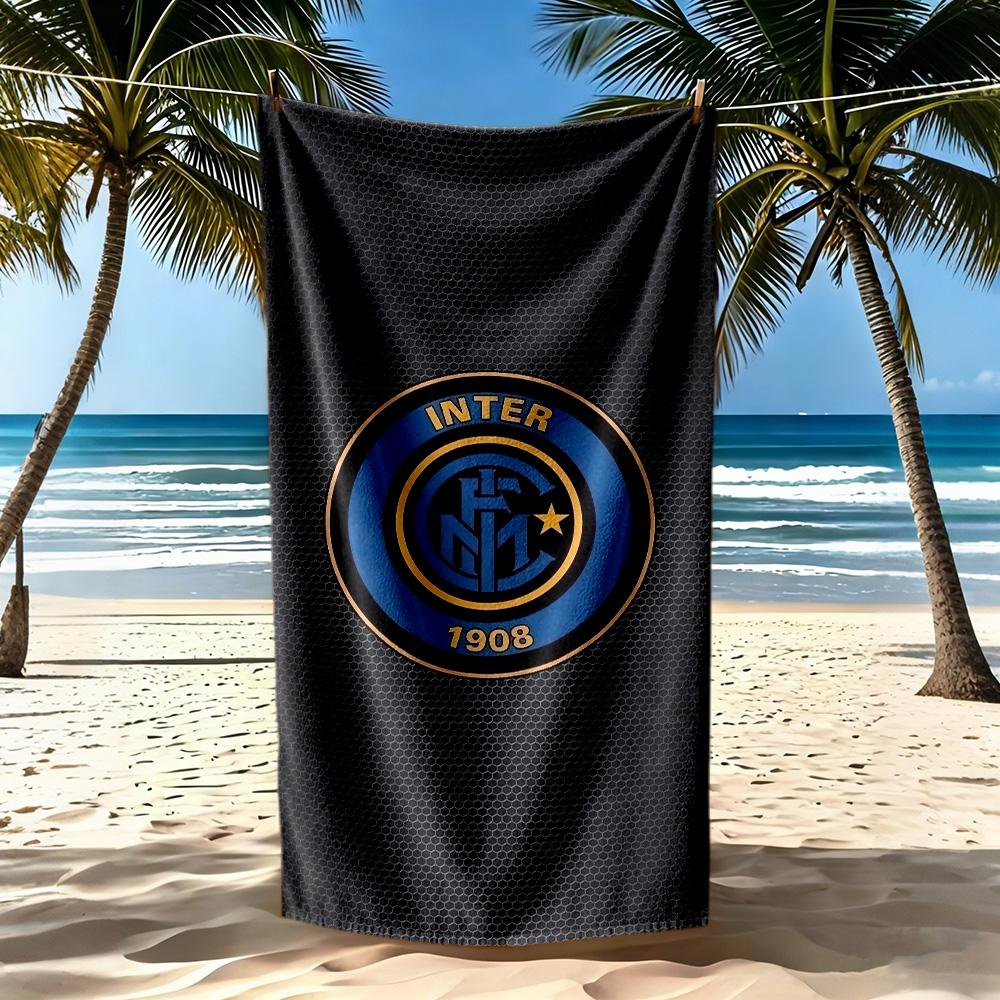 Inter Milan Beach Towel High Absorbency Quickdry Comfortable Lightweight