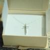 Silver Cross Necklace, Silver Necklace, Couple Necklace, Silver Necklace, Chain Necklace, Cross Necklace