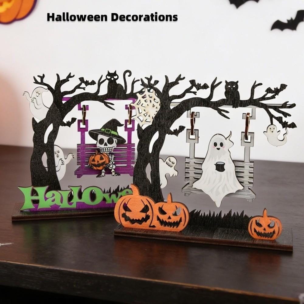 Wooden Decorative Statue Swing Style Display Figurines New Holiday Ornament Gift Giving