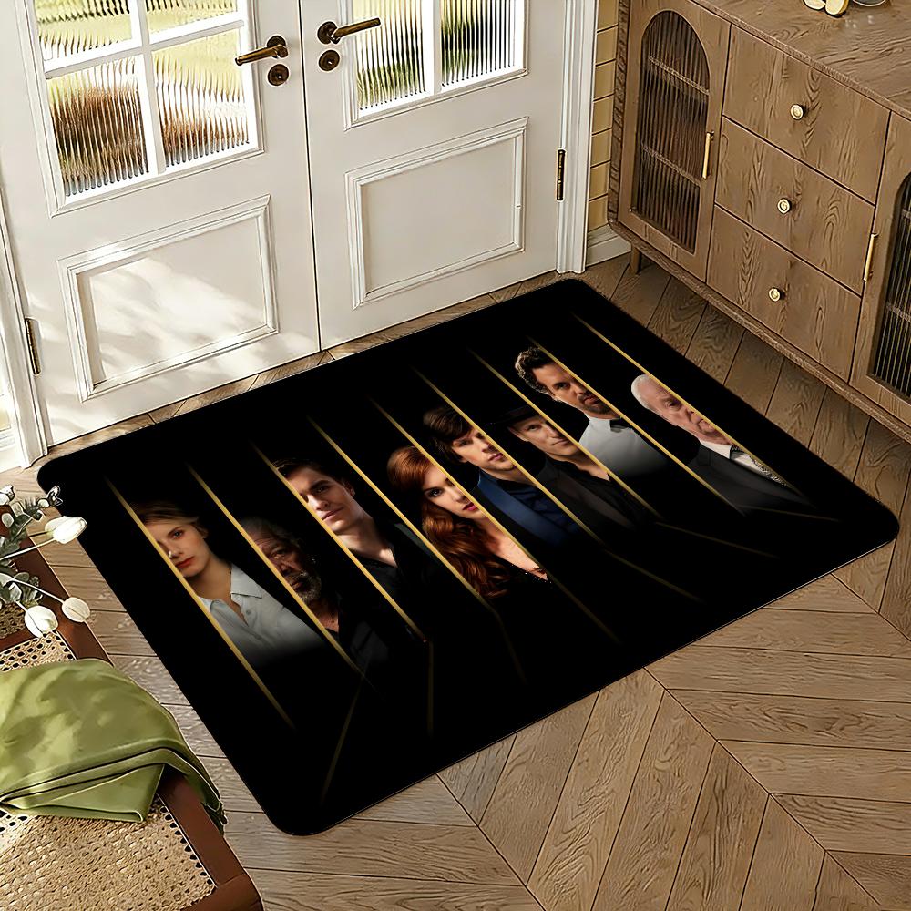Now You See Me Floor Mat Soft Thickened Absorbent Non-Slip Bedroom Living Room Door Mat Home Decor Flannel Rugs