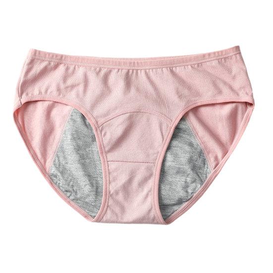 Женские менструальные трусики с низкой талией, противоскользящие, мягкие дышащие, антисептические, однотонные, эластичные, впитывающие влагу, женские трусы, менструальные трусы