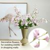 Artificial Flower Bouquet Silk Faux Floral Arrangement for Wedding Home Decor Lifelike Fluffy Petals Bendable Stems Flowers Photo Props