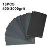 800 Sandpaper 9 Sizes Ceramic Glass Grit Headlight Kens