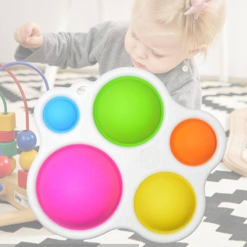 Fun And Engaging Keychain Toy For Adults Stress Relief Pop Bubble Fidget