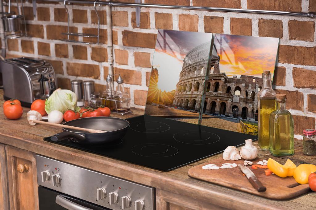 SZKLANA PŁYTA OCHRONNA NA KUCHENKĘ 70x52 KOLOSEUM