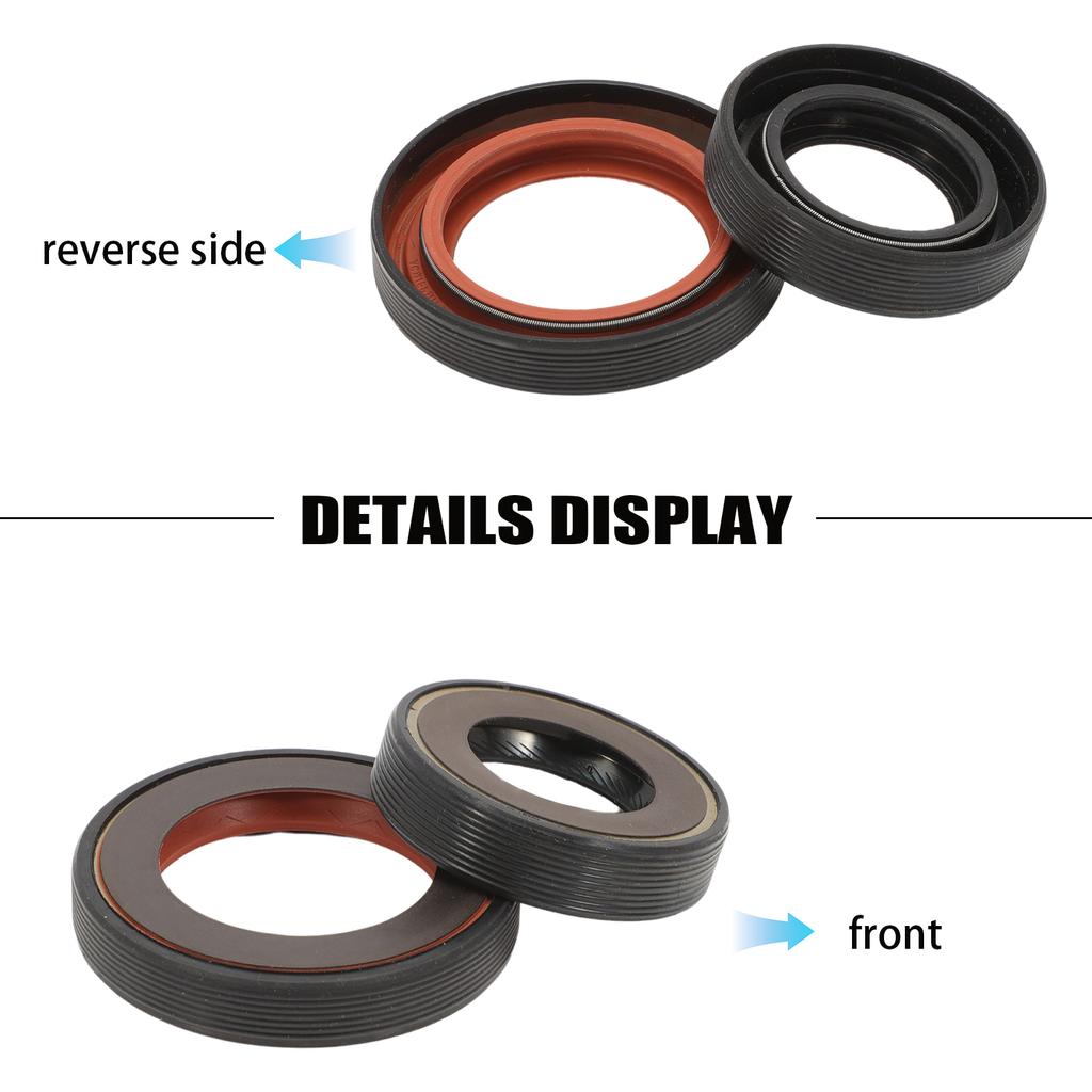 2 Pcs Left & Right Oil Seal for Transmission Seal Rings For 205 206 207 306 307 05 406 407 605 806 106 For 312144 312146