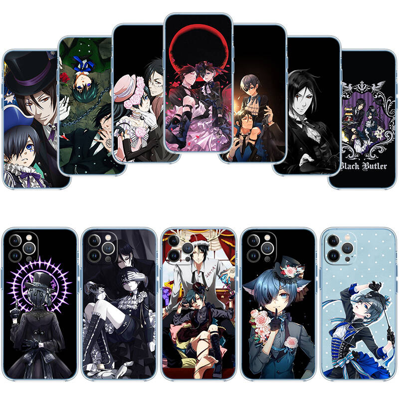 Black Butler Phone Case for Motorola G14 G15 G24 G30 G31 G32 G34 G41 G42 G51 G52 G50 G60S G60 G62 G72 G71 G73 G84 G85 G200 E32