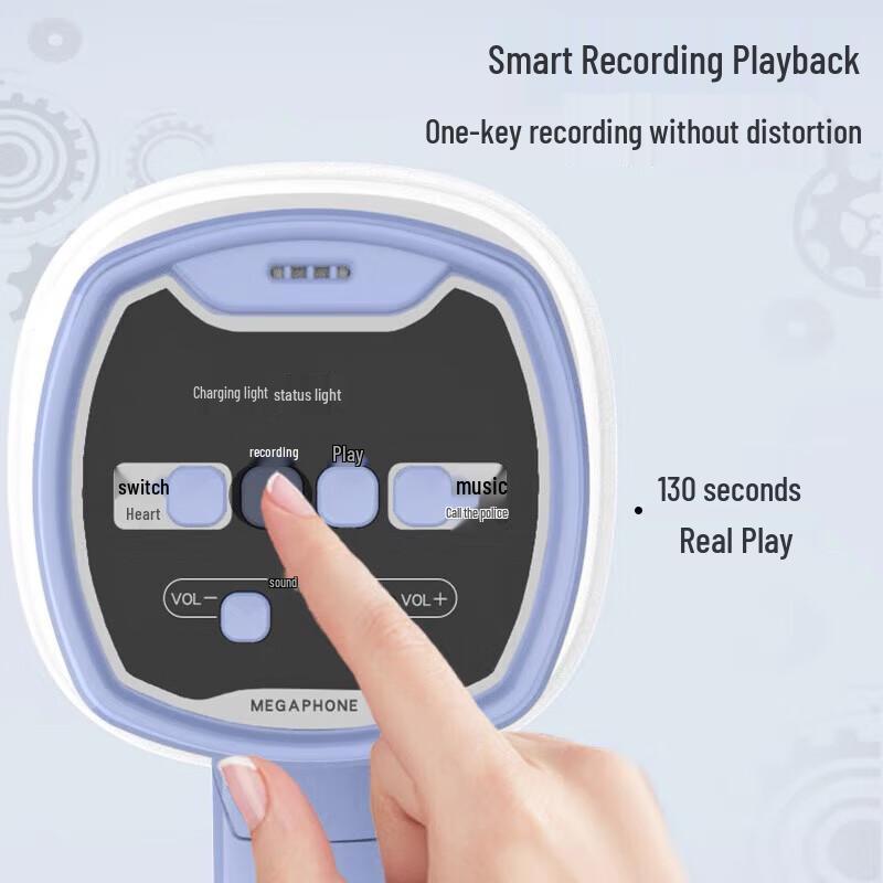 Leshhao Handheld Megaphone Loudspeaker
