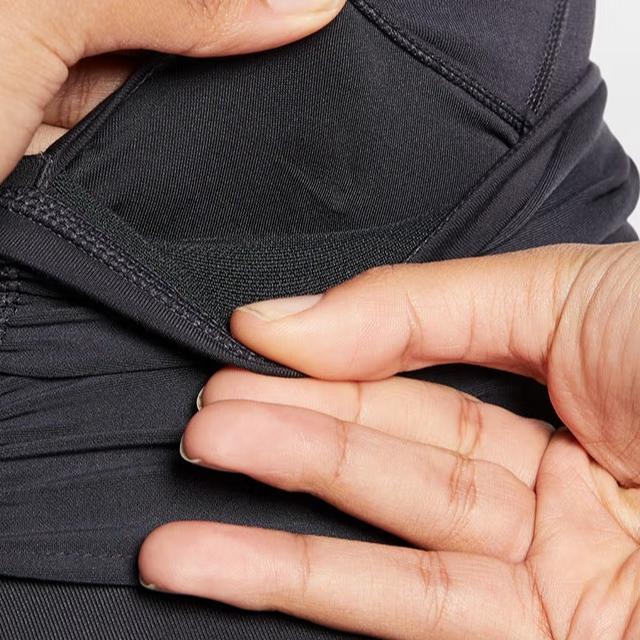 Nike Solid Color High Waist Fitness Leggings Women Leggings Black AR7556-080-L